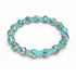 Aquamarine | Firefly Glass x Crystal Swirl Bracelet