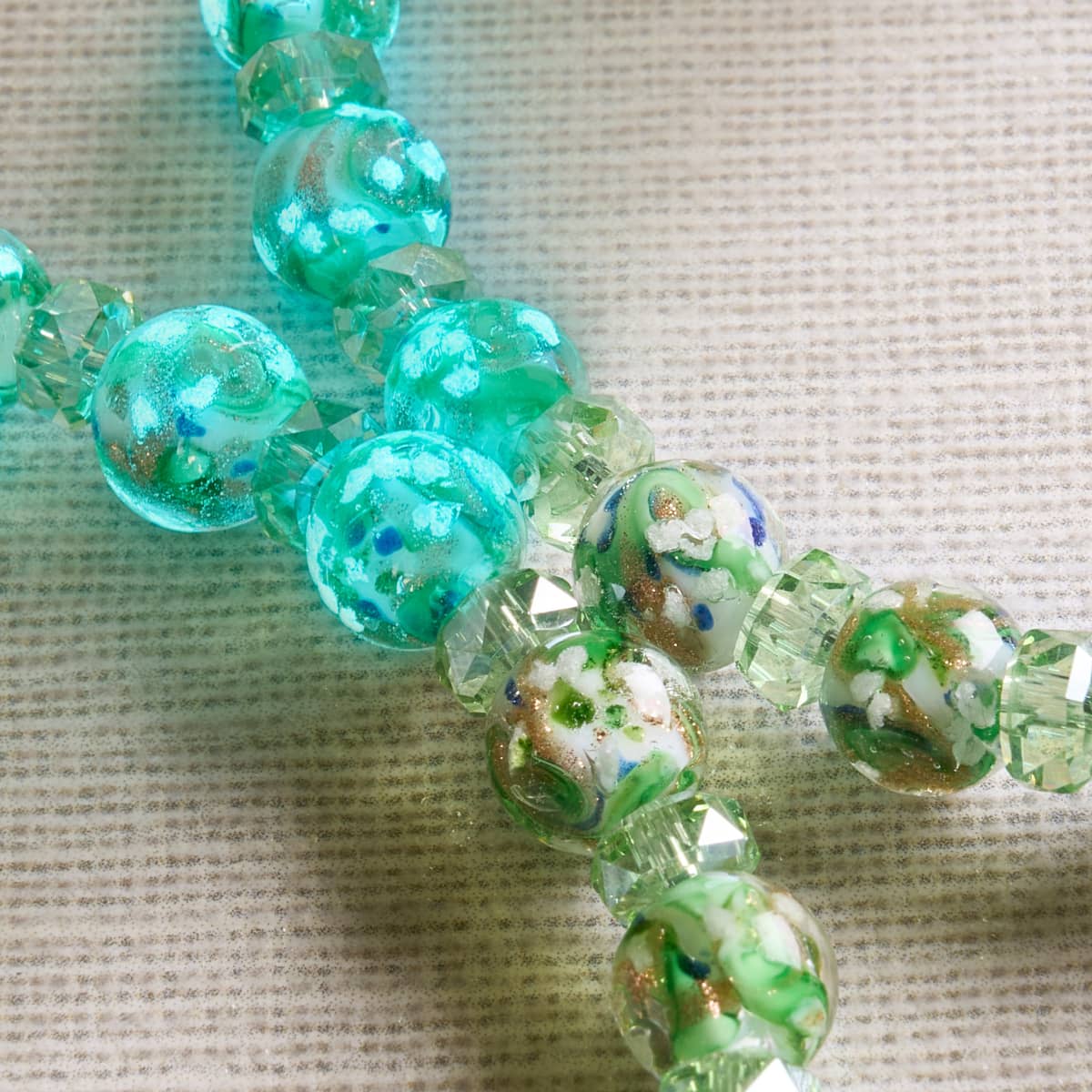 Emerald | Firefly Glass x Crystal Swirl Bracelet