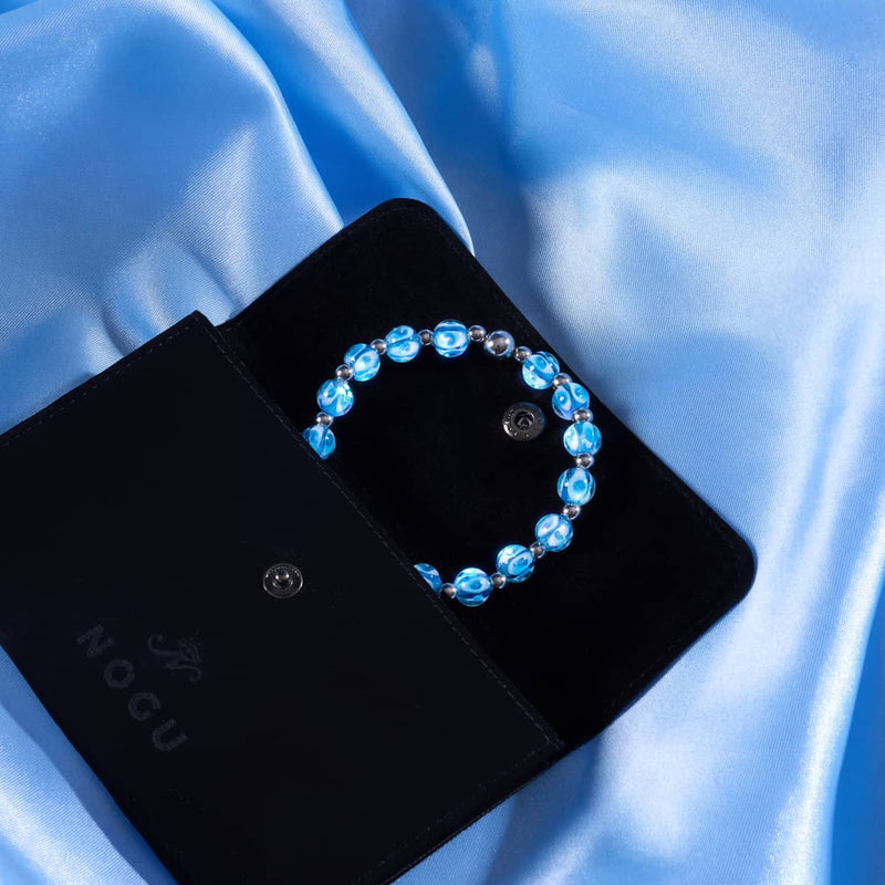 Blue Wave | Firefly Glass Bracelet