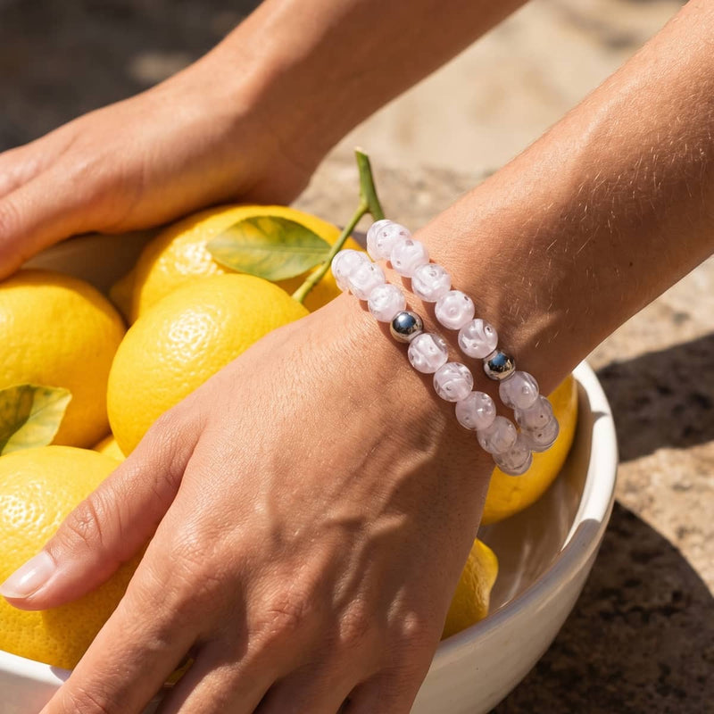 Pink Wave | Firefly Glass Tide Bracelet