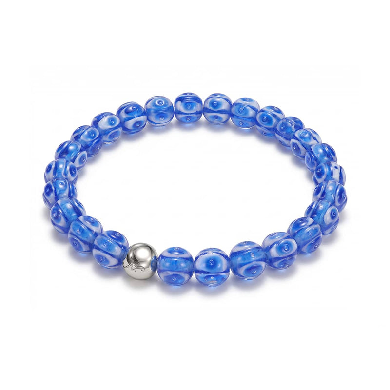 Mediterranean Wave | Firefly Glass Tide Bracelet