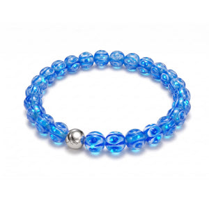 Mediterranean Wave | Firefly Glass Tide Bracelet