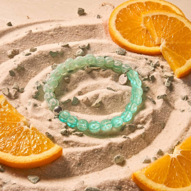 Seafoam Wave | Firefly Glass Tide Bracelet