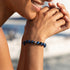 Azure Eclipse | Lunar Glass Bracelet