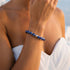 Midnight Sapphire | Firework Glass Orbit Bracelet