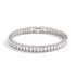 Baguette Cut Crystal x Rhodium | Tennis Bracelet