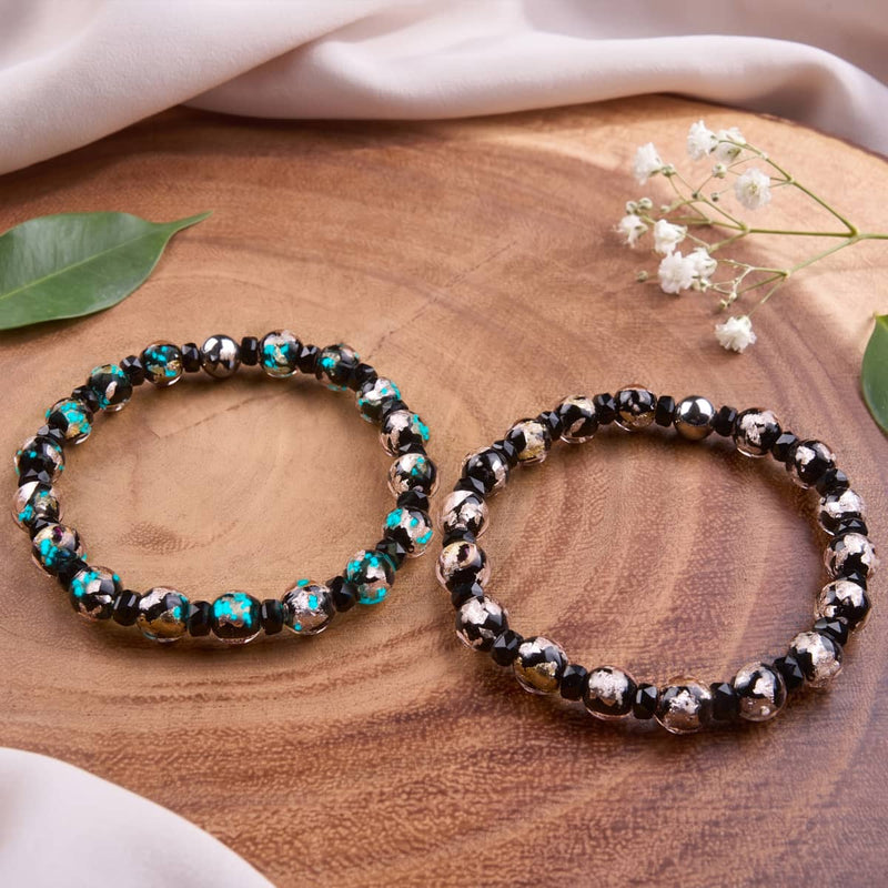 Vanilla Eclipse | Lunar Glass Crystal Bracelet