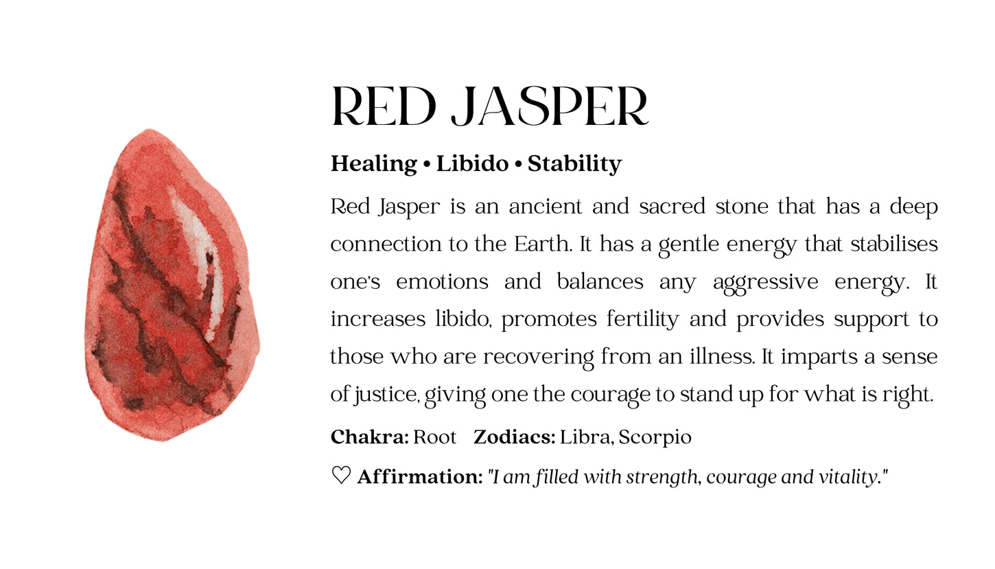 RED JASPER GEMSTONE