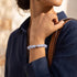 Sapphire Cloud | Firefly Glass Diamonds Bracelet