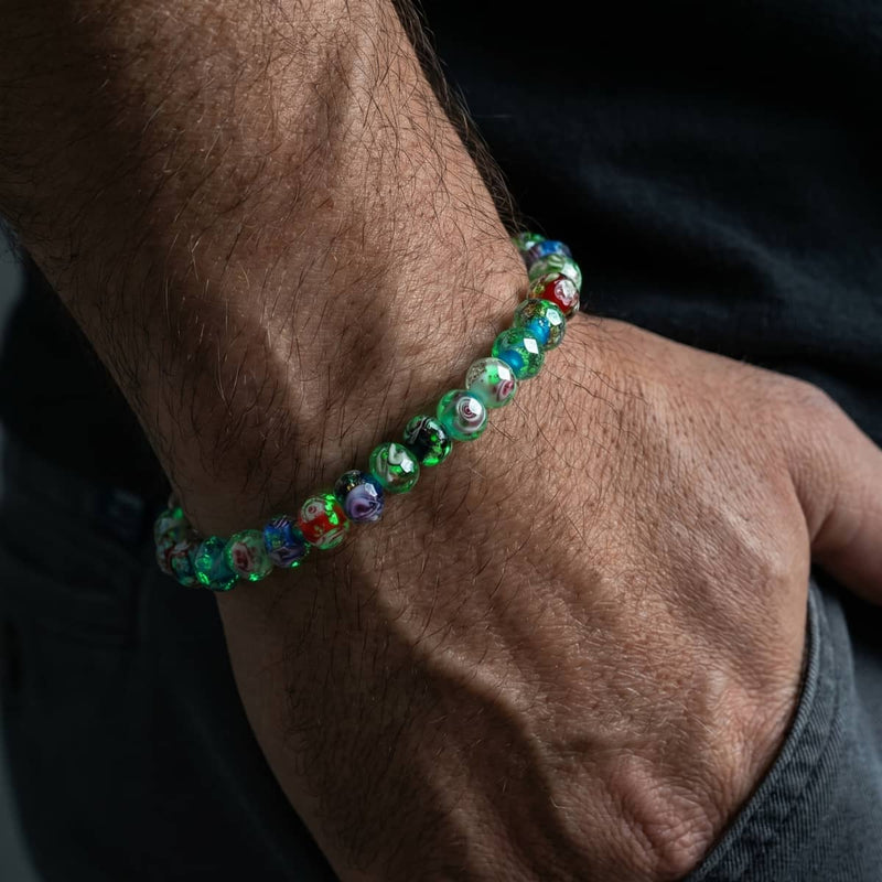 Wildblumen | Firefly Glas Diamanten Armband