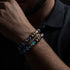 Goldene Schlange | Firefly Glas Wirbel Armband