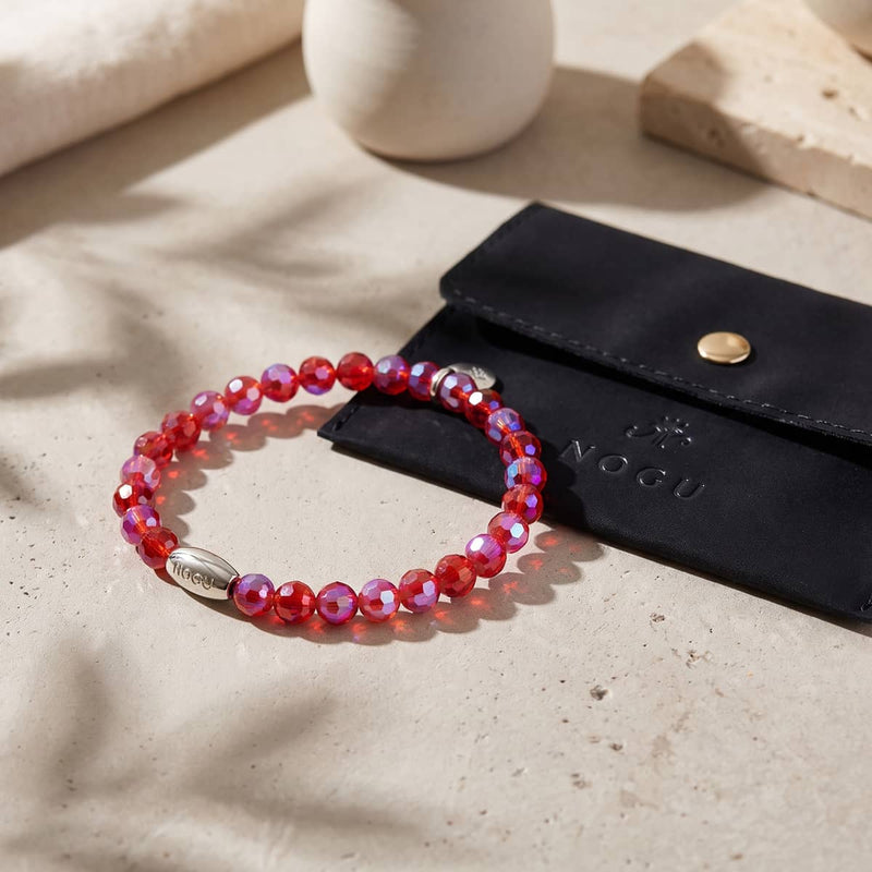 Kirschbombe | Facettiertes Prisma Armband