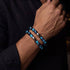 Violetter Mond | 925 Sterling Silber | Mondglas-Armband
