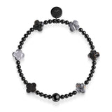 Glück im Dunkeln | Rotguss | Kleeblatt-Essenz-Armband