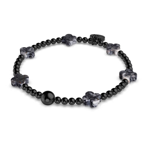 Glück im Dunkeln | Rotguss | Kleeblatt-Essenz-Armband