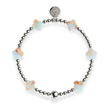 Nebelige Wiese | Silber | Kleeblatt-Essenz-Armband