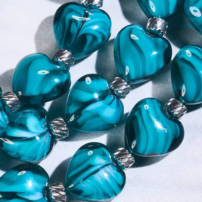 Seeschaumwirbel | Kristallherz-Armband