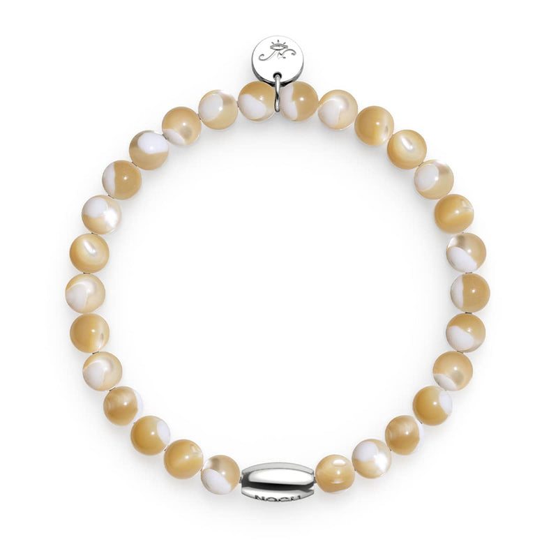 Karamell x Silber | Abalone-Armband