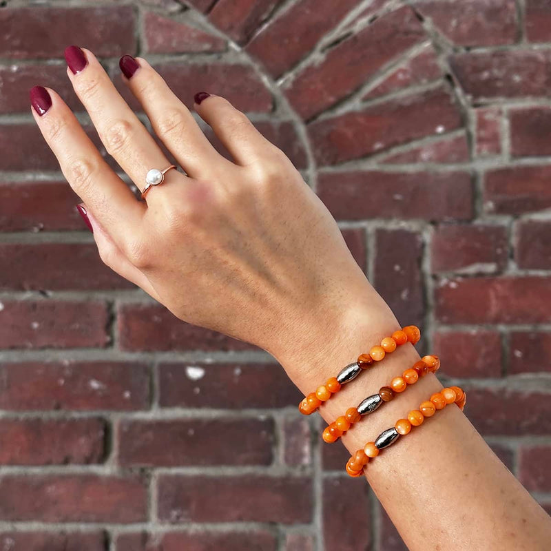 Harvest Moon x Silber | Abalone-Armband