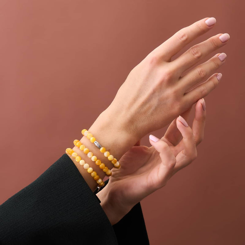 Sonnenschein x Silber | Abalone-Armband