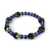 Blaue x Mitternachtsblaue Perle | 925er Sterlingsilber | Beerenarmband