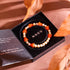 Orange x Champagner-Perle | 925er Sterlingsilber | Beerenarmband