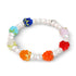 Regenbogen x Elfenbeinperle | 925er Sterlingsilber | Beerenarmband