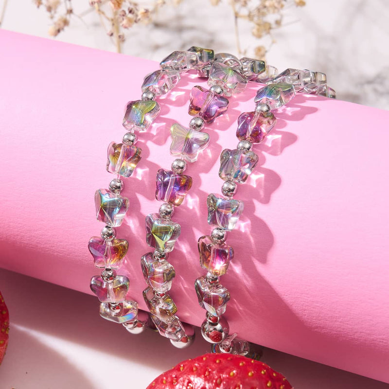 Feenmoos | Silber | Schmetterlingsarmband