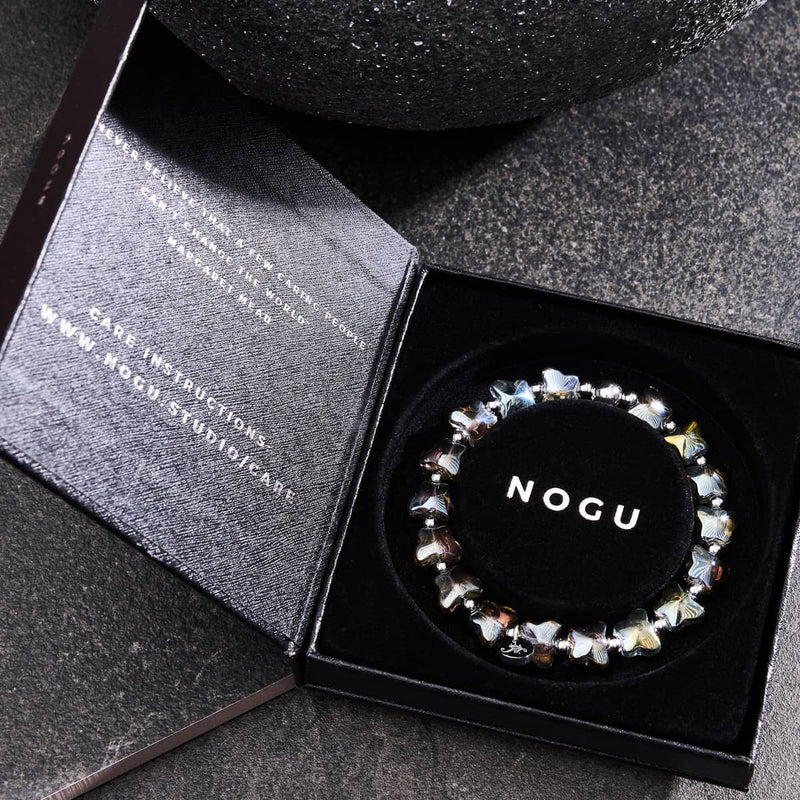 Olive Monarch | Silber | Schmetterlingsarmband