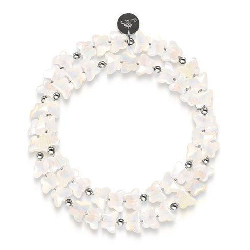 Champagner | 925er Sterlingsilber | Schmetterlingswickel