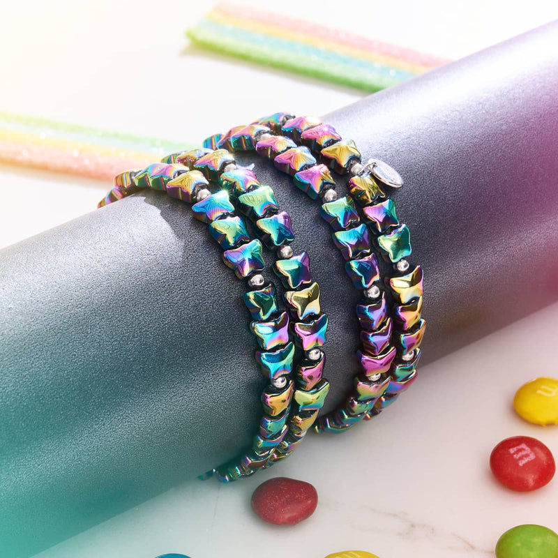 Metallisches Einhorn | 925er Sterlingsilber | Schmetterlingswickel