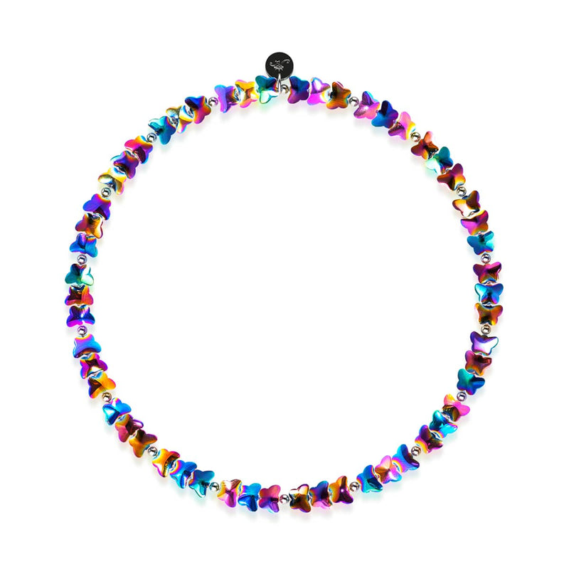 Metallisches Einhorn | 925er Sterlingsilber | Schmetterlingswickel