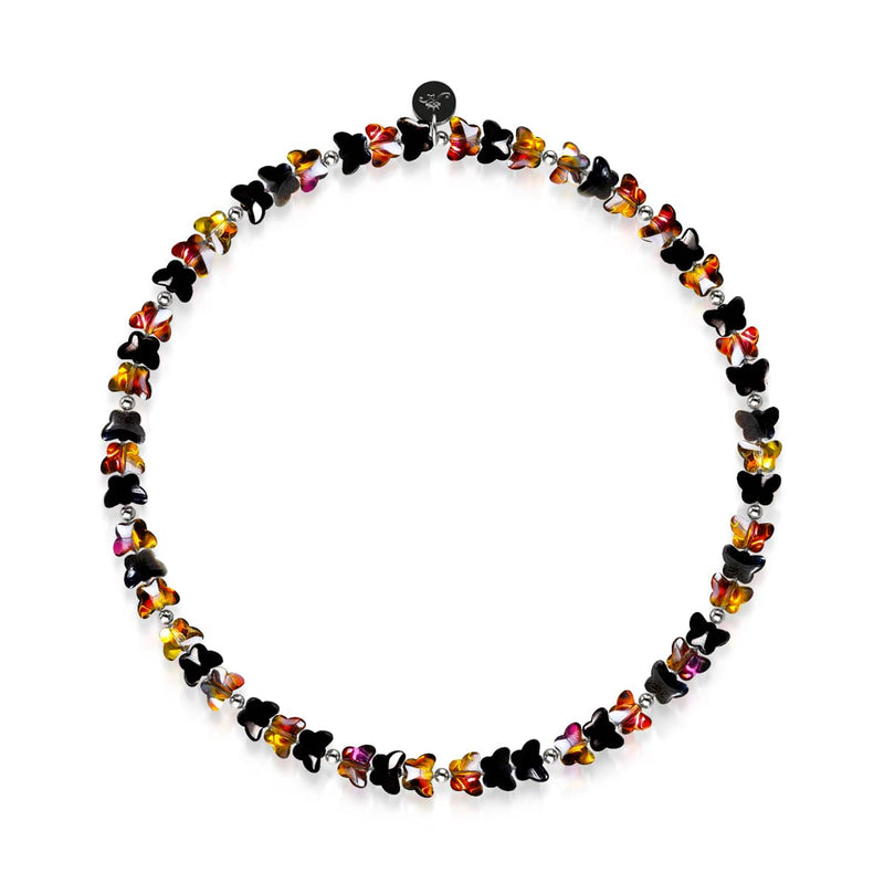 Mitternachtsflattern | 925er Sterlingsilber | Schmetterlingswickel