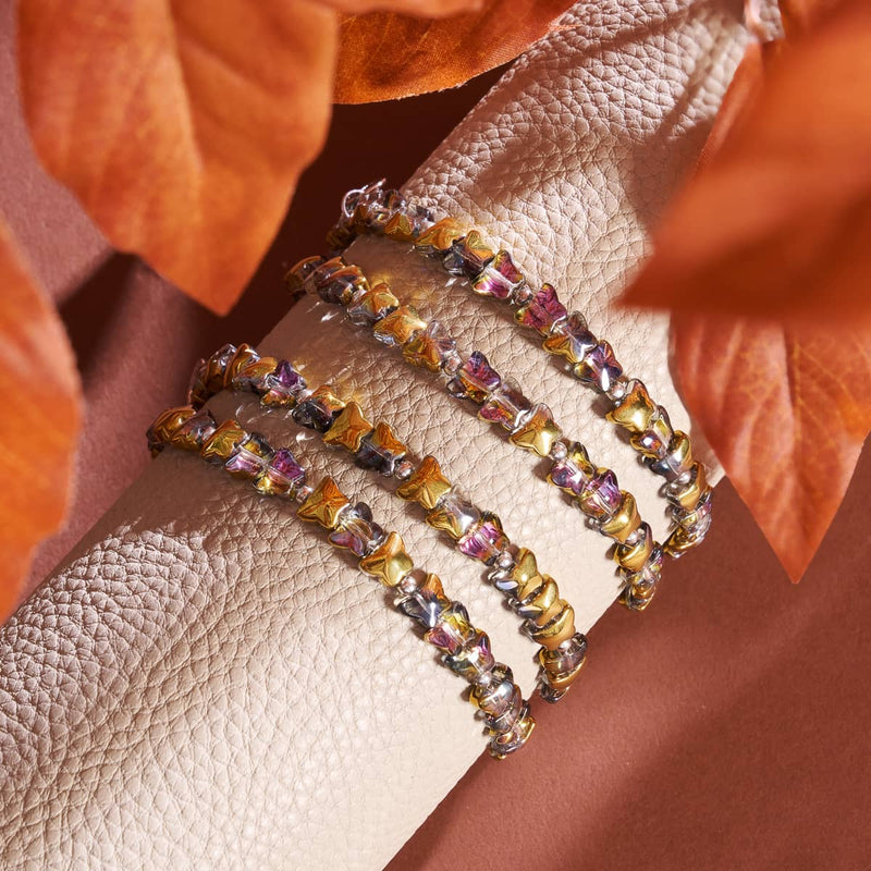 Einhorn Gold | 925 Sterling Silber | Schmetterlingswickel