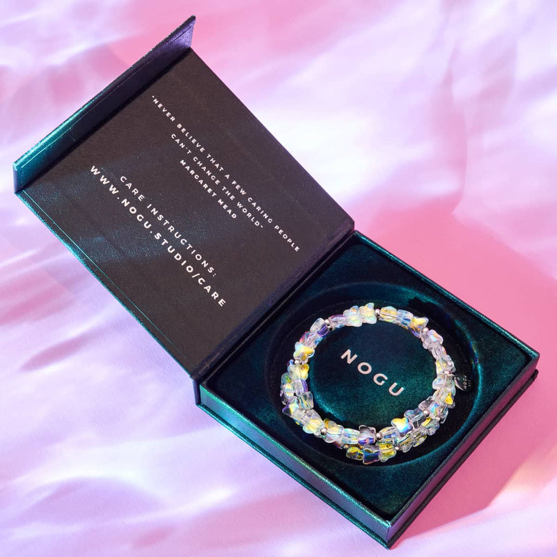 Einhorn Weiß | 925 Sterling Silber | Schmetterlings-Wrap