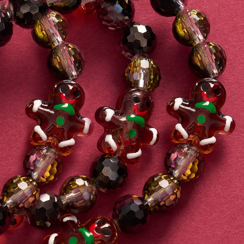 Haselnuss-Lebkuchen | Silber | Schokoladen-Prisma-Armband