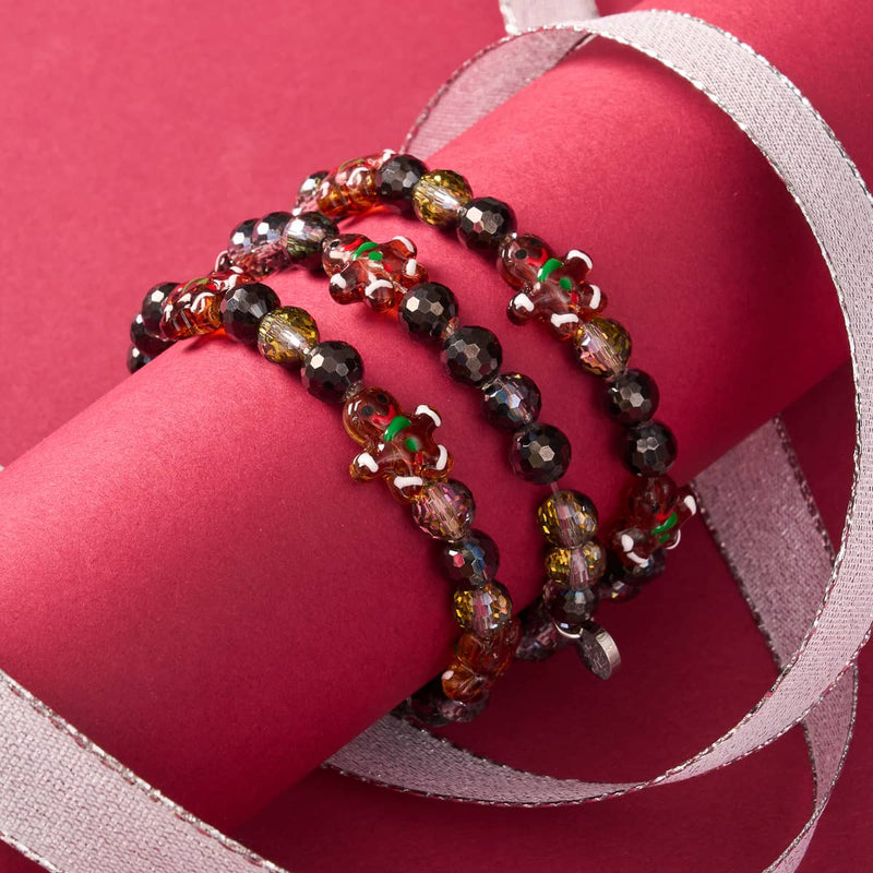 Haselnuss-Lebkuchen | Silber | Schokoladen-Prisma-Armband