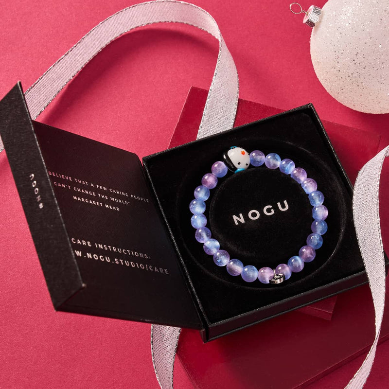 Jack Frost | Silber | Lila Selenit Armband