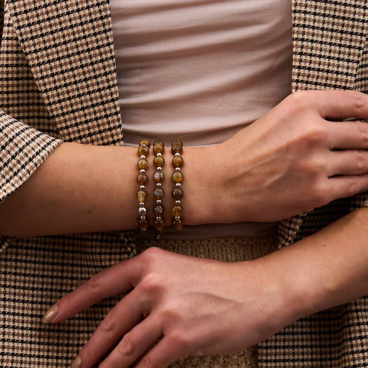 Brauner Zucker | Traumlandschaft Opal Armband