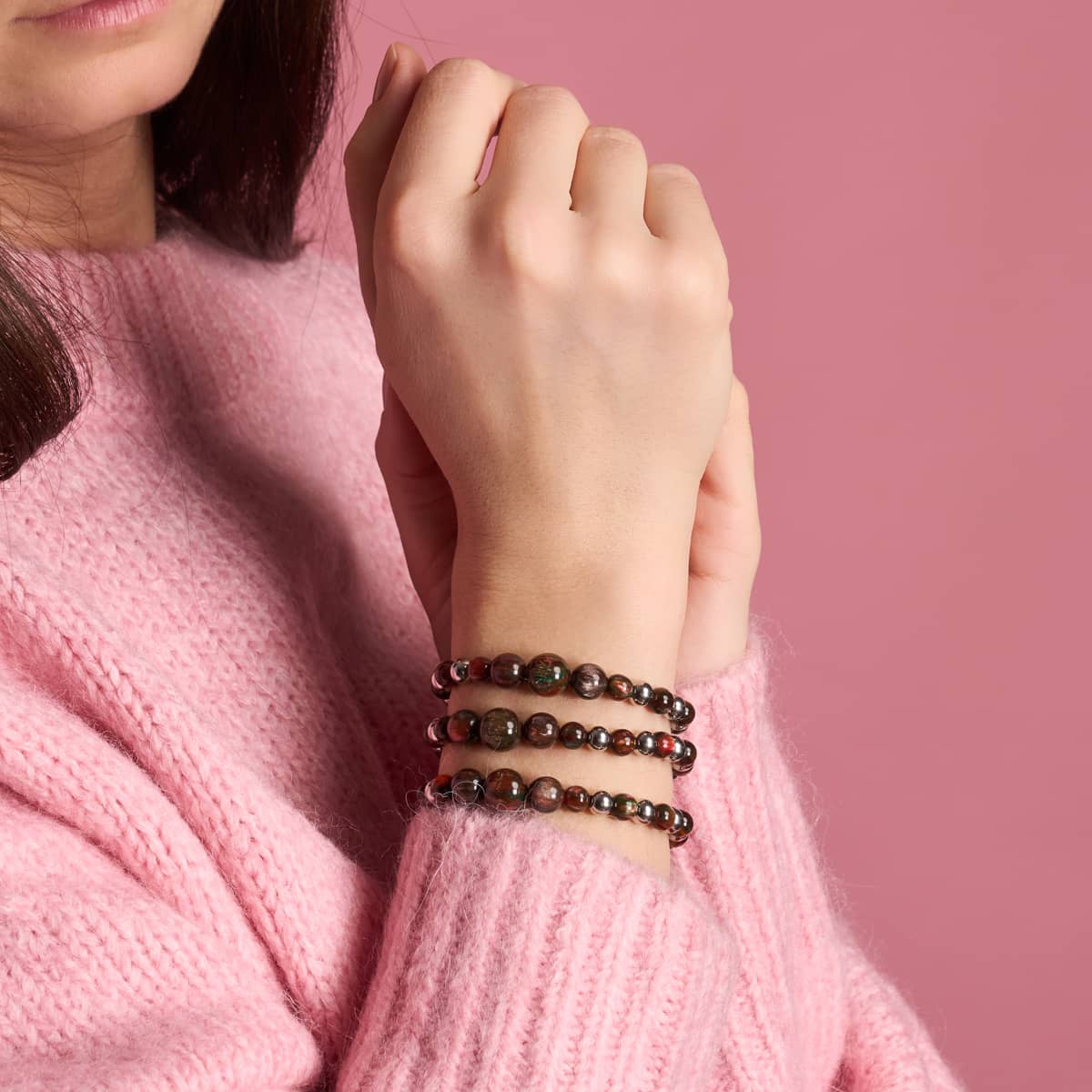 Schokoladenmousse | Dreamscape Opal Kaskadenarmband