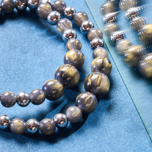 Polierter Granit | Dreamscape Opal Kaskadenarmband