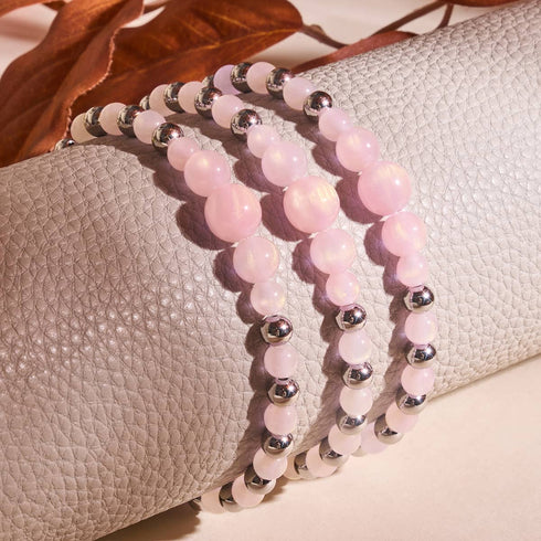 Seiden-Hibiskus | Traumlandschaft Opal-Kaskaden-Armband