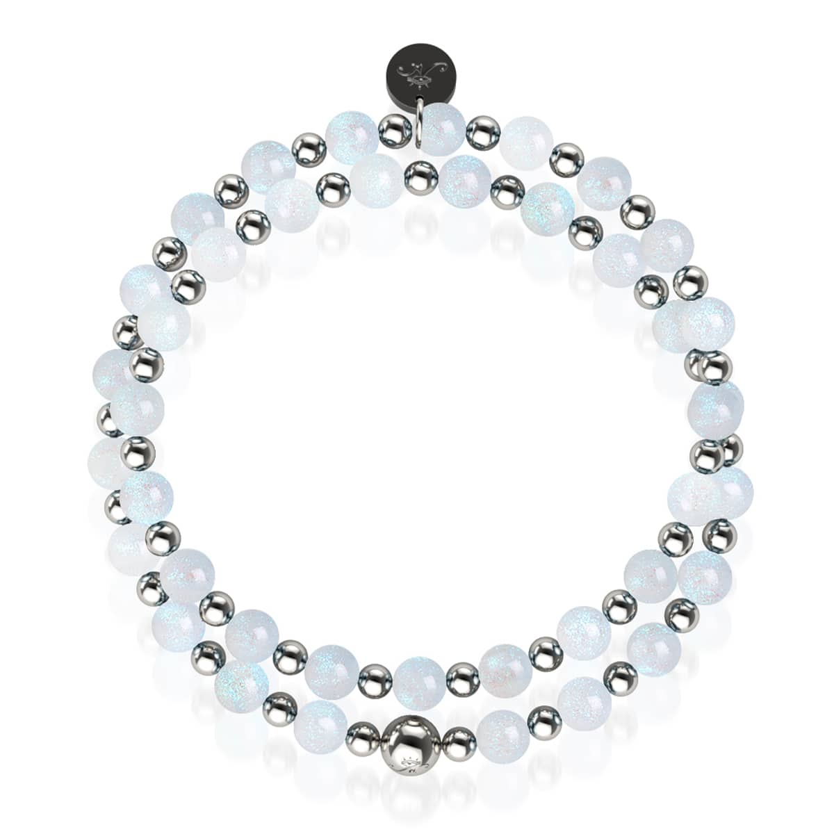 Glitzernder Schneefall | Traumlandschaft Opal Wrap