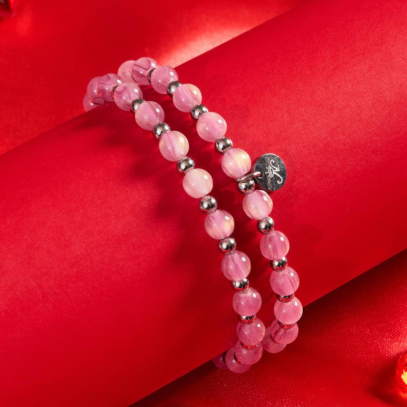 Rosa Quarz | Traumlandschaft Opal Wrap