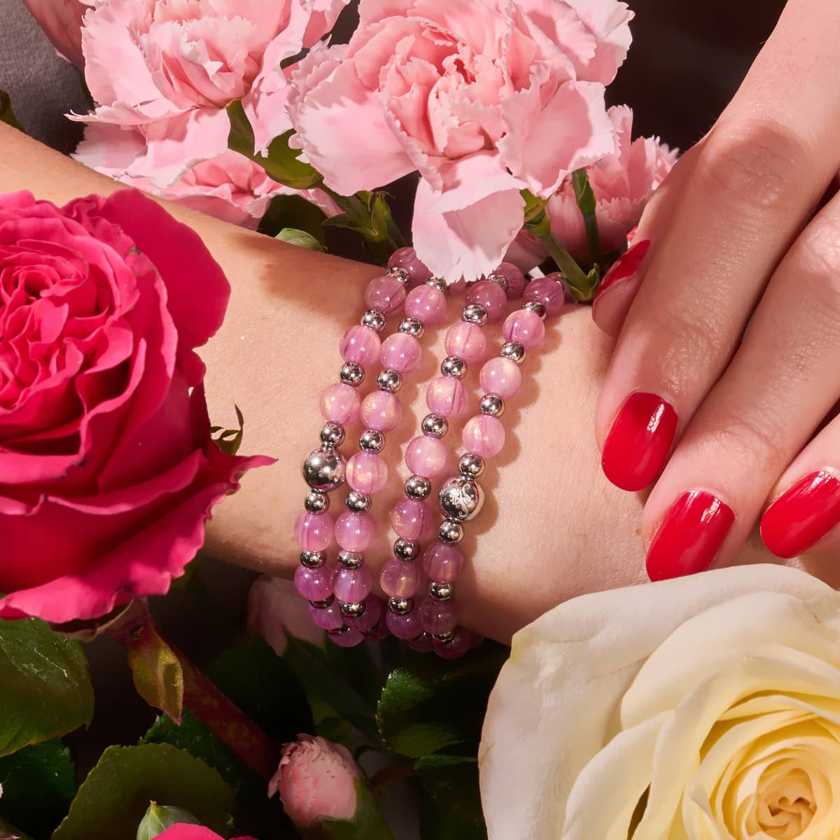 Rosa Quarz | Traumlandschaft Opal Wrap