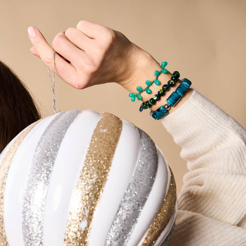 Seegrün | Feentropfen-Armband