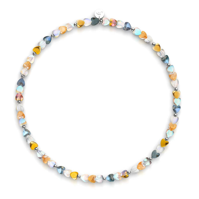 Wald der Herzen | 925er Sterlingsilber | Feenglas-Wrap