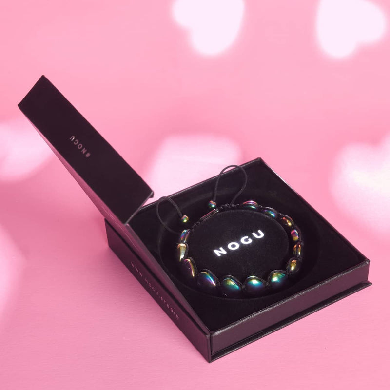 Einhorn Silber Herzschnur | Feenglas Charmballa Armband