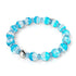 Aquamarin Eis | Firefly Glas Schneekugel Armband