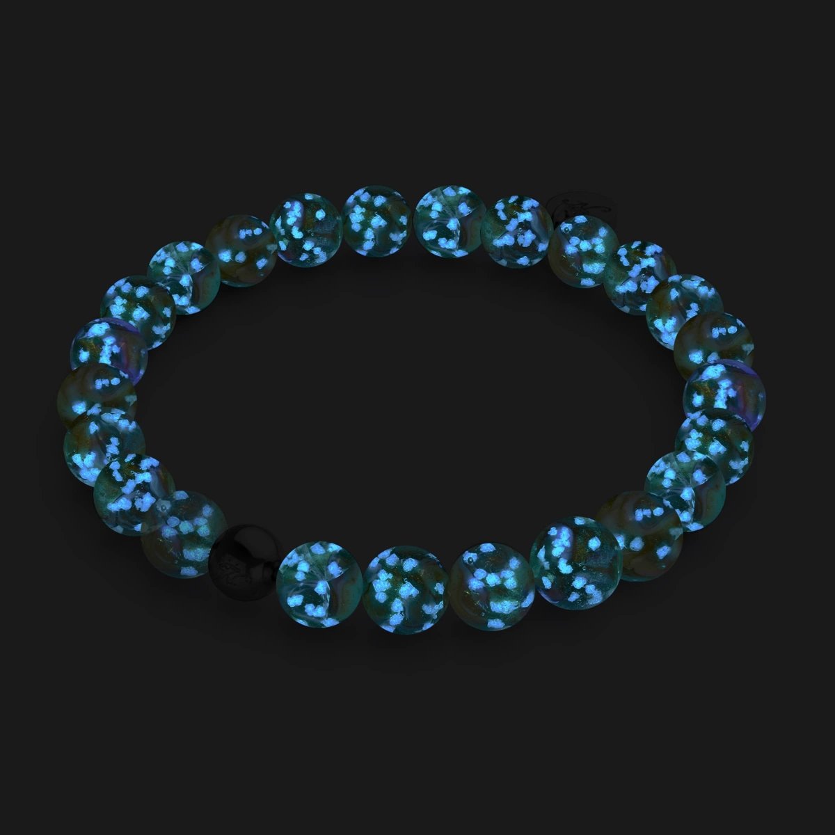 Azure Tides | Blue Sands | Firefly Glass Swirl Bracelet